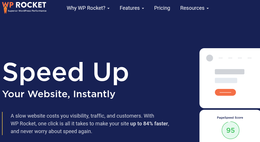 Plugin WP Rocket para WordPress Plugin WP Rocket para WordPress